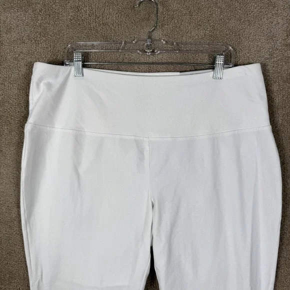 Chico's Zenergy So Slimming Leggings Womens 3 XL White Crop High Rise Pull On - Picture 3 of 15